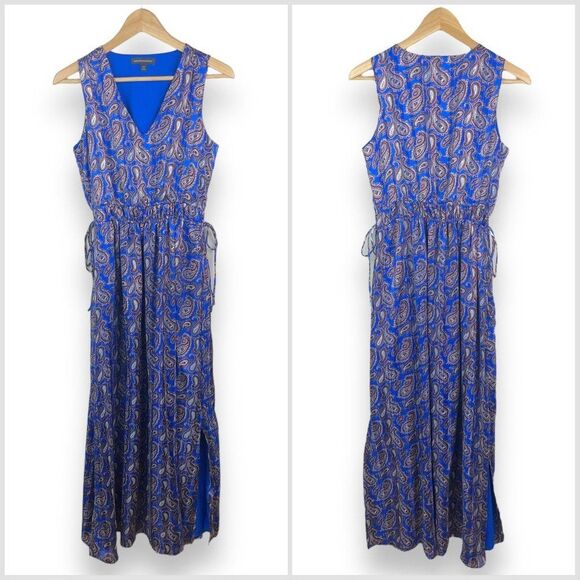 Banana Republic Indigo Paisley Maxi Dress - Picture 8 of 12